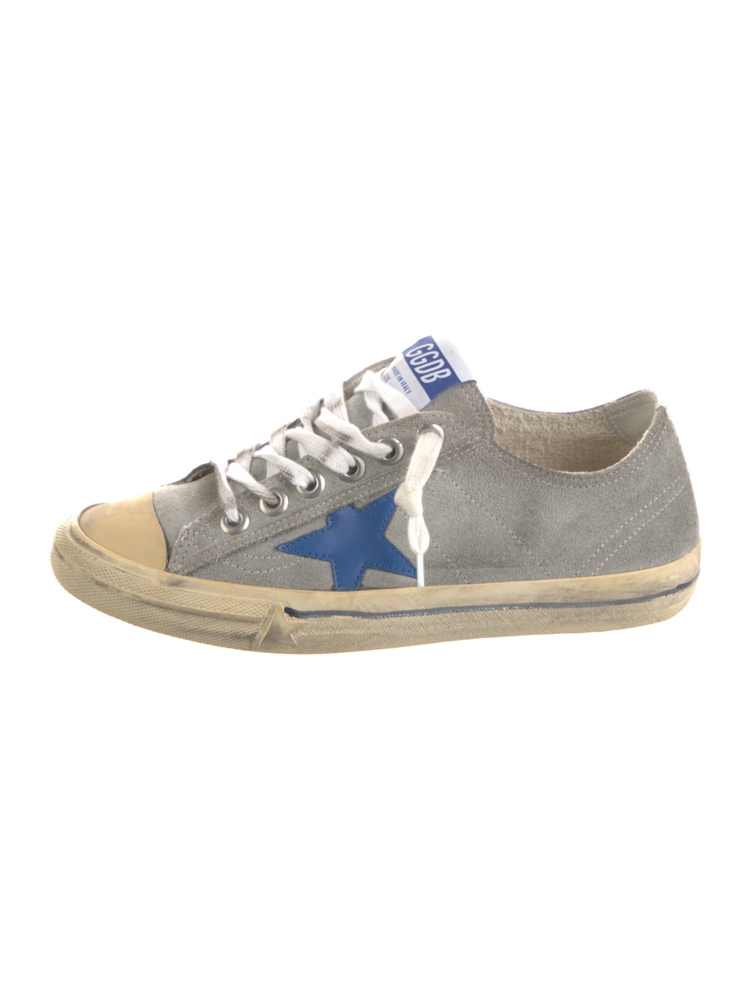 Golden Goose Suede Distressed Accents Sneakers