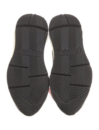 Golden Goose Suede Colorblock Pattern Sneakers