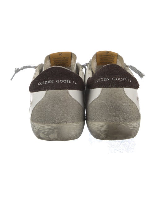 Golden Goose Leather Printed Sneakers