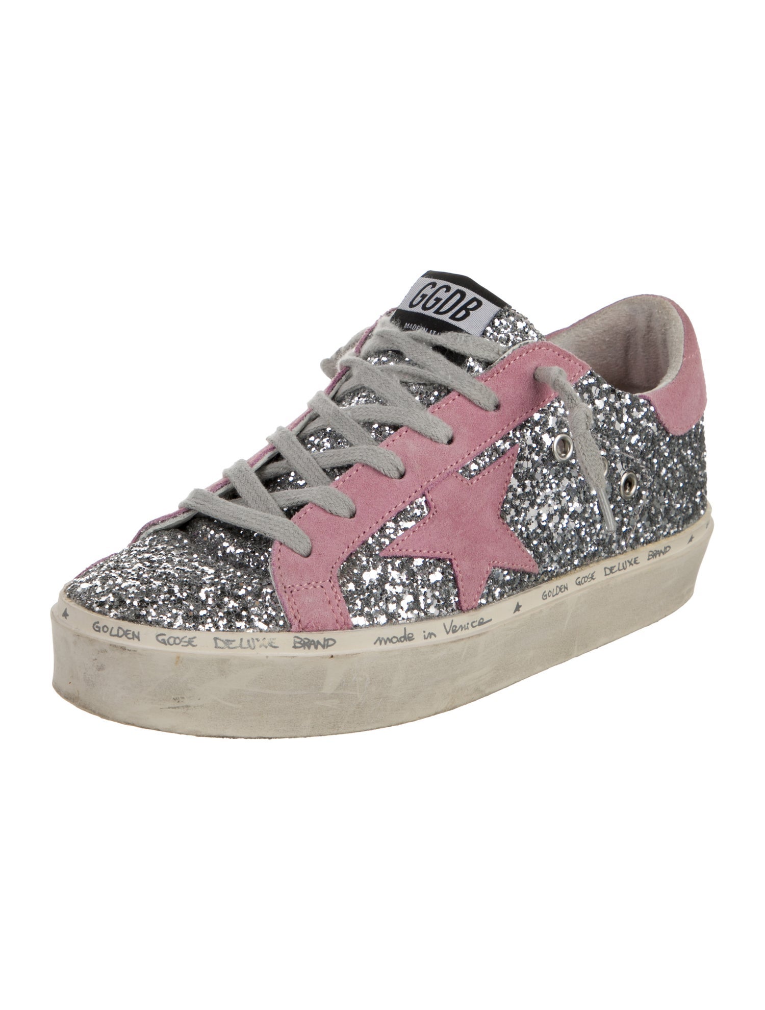 Golden Goose Glitter Glitter Accents Sneakers