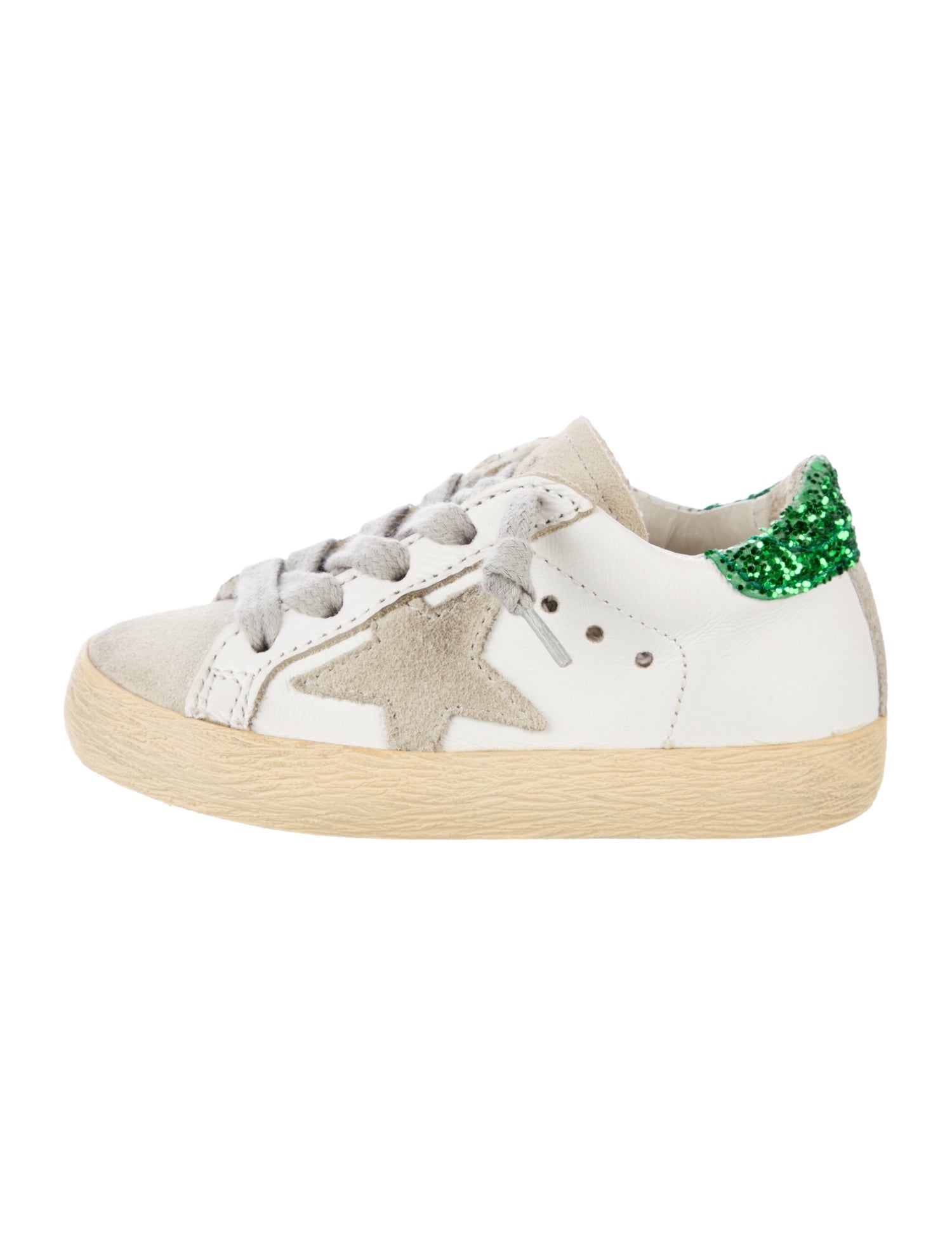 Golden Goose Toddler Girls' Glitter-Embellished Sneakers w/Tags