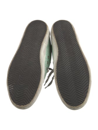 Golden Goose Glitter Colorblock Pattern Sneakers