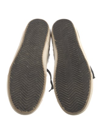 Golden Goose Leather Colorblock Pattern Sneakers