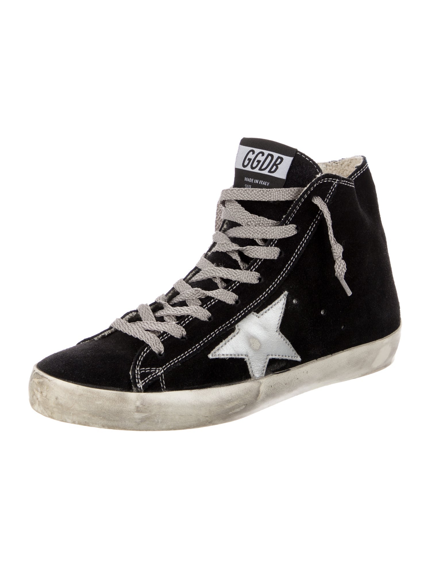 Golden Goose Suede Printed Sneakers