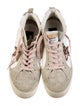 Golden Goose Suede Animal Print Sneakers