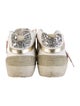 Golden Goose Suede Animal Print Sneakers