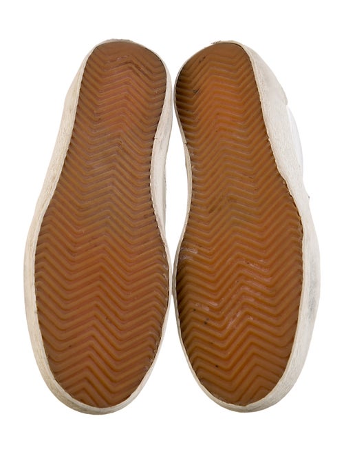 Golden Goose Suede Animal Print Sneakers