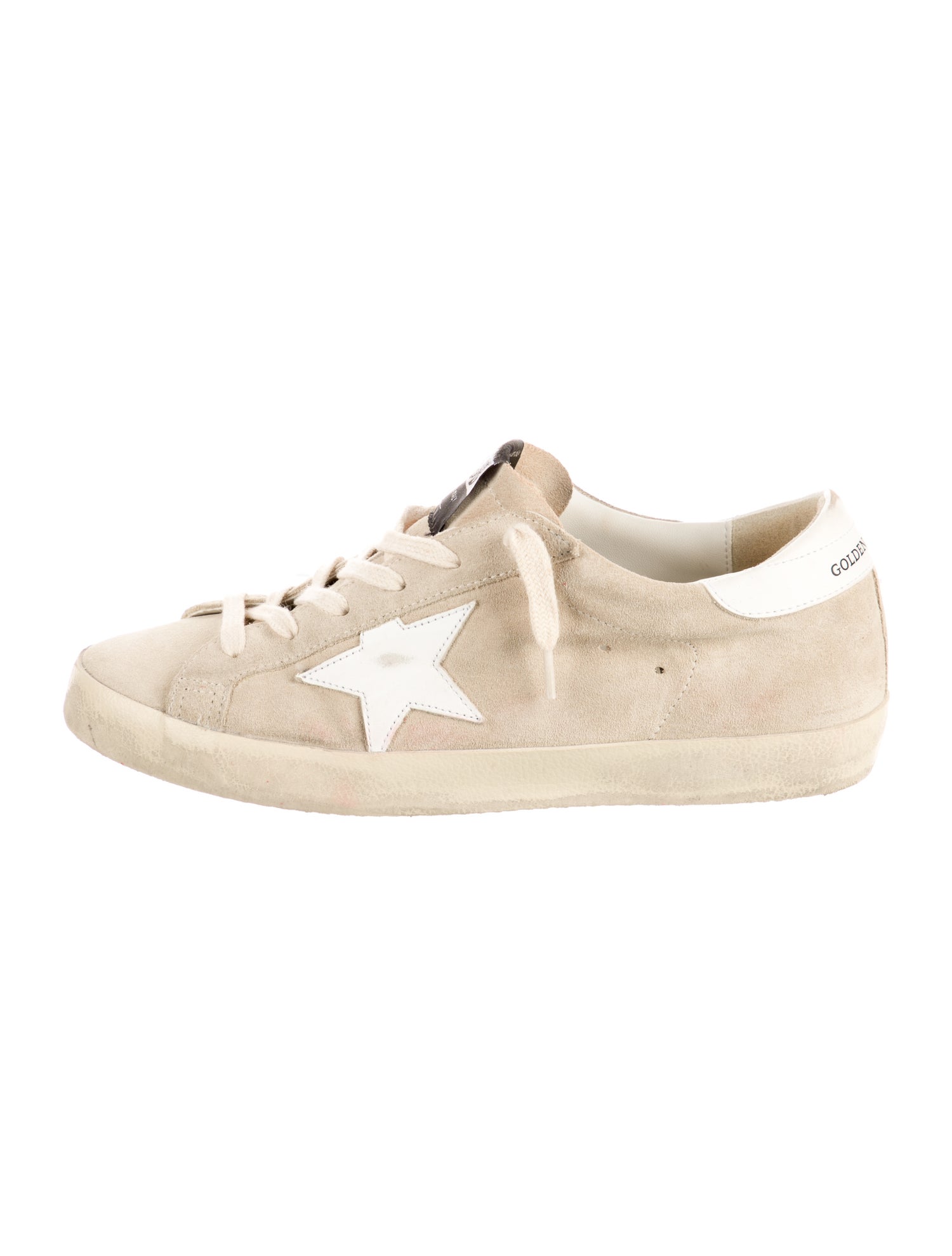 Golden Goose Suede Distressed Accents Sneakers