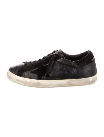 Golden Goose Leather Distressed Accents Sneakers
