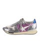 Golden Goose Glitter Colorblock Pattern Sneakers