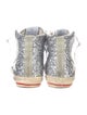 Golden Goose Leather Printed Sneakers
