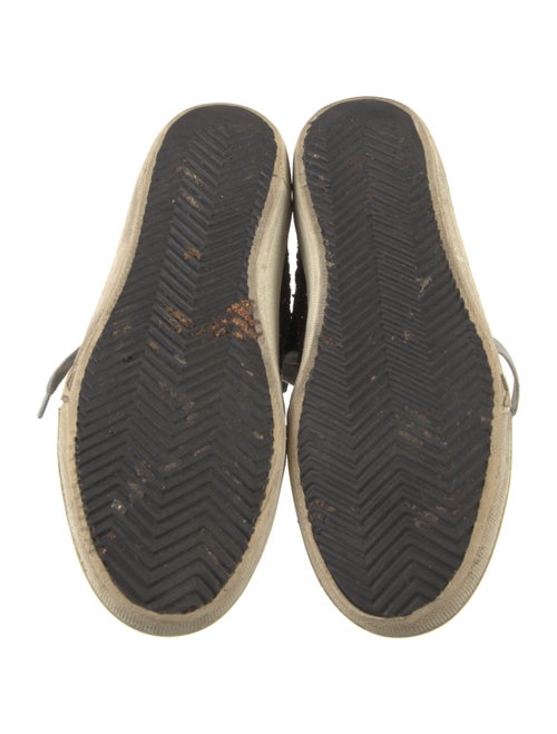 Golden Goose Glitter Printed Sneakers