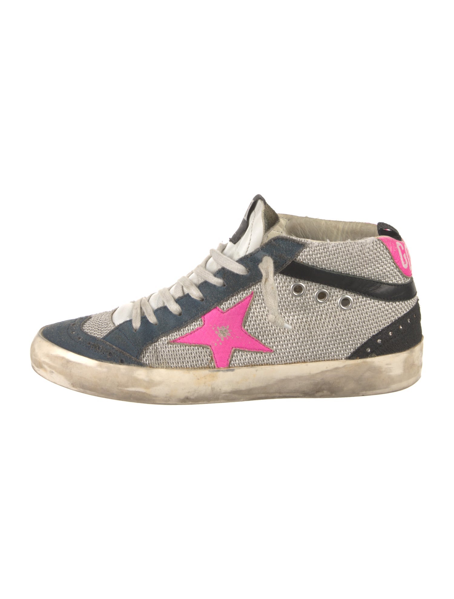 Golden Goose Suede Printed Sneakers