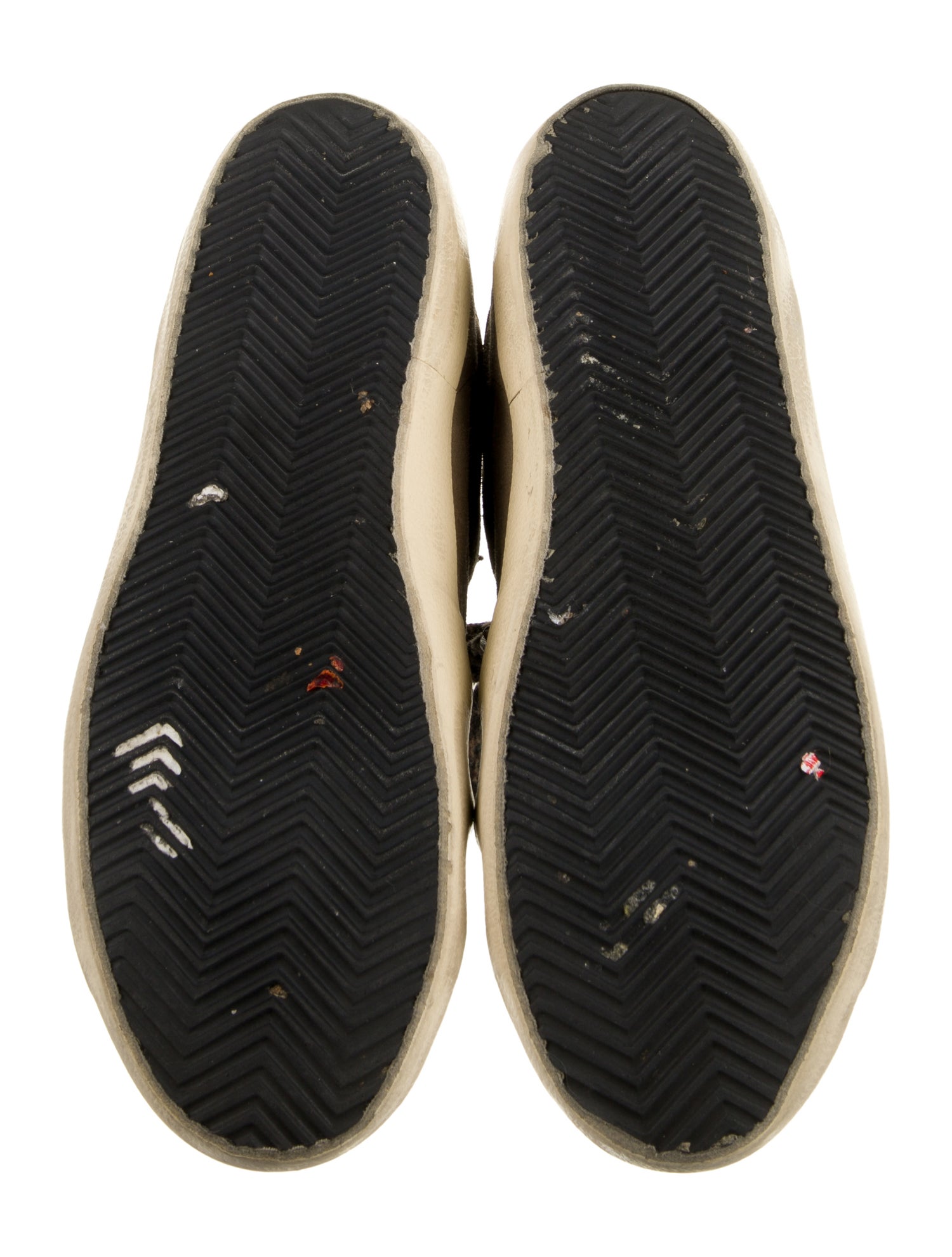 Golden Goose Suede Glitter Accents Sneakers