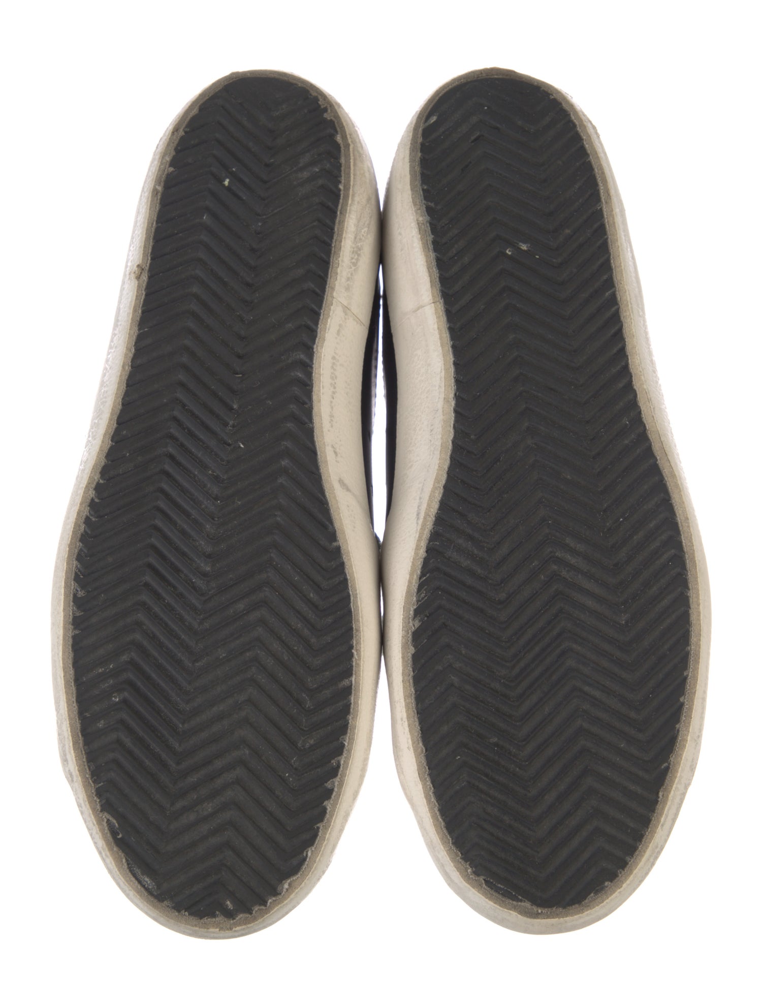 Golden Goose Leather Printed Sneakers