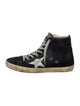 Golden Goose Denim Printed Sneakers