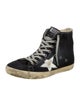 Golden Goose Denim Printed Sneakers