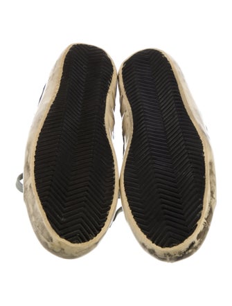 Golden Goose Denim Printed Sneakers