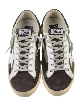 Golden Goose Canvas Printed Sneakers