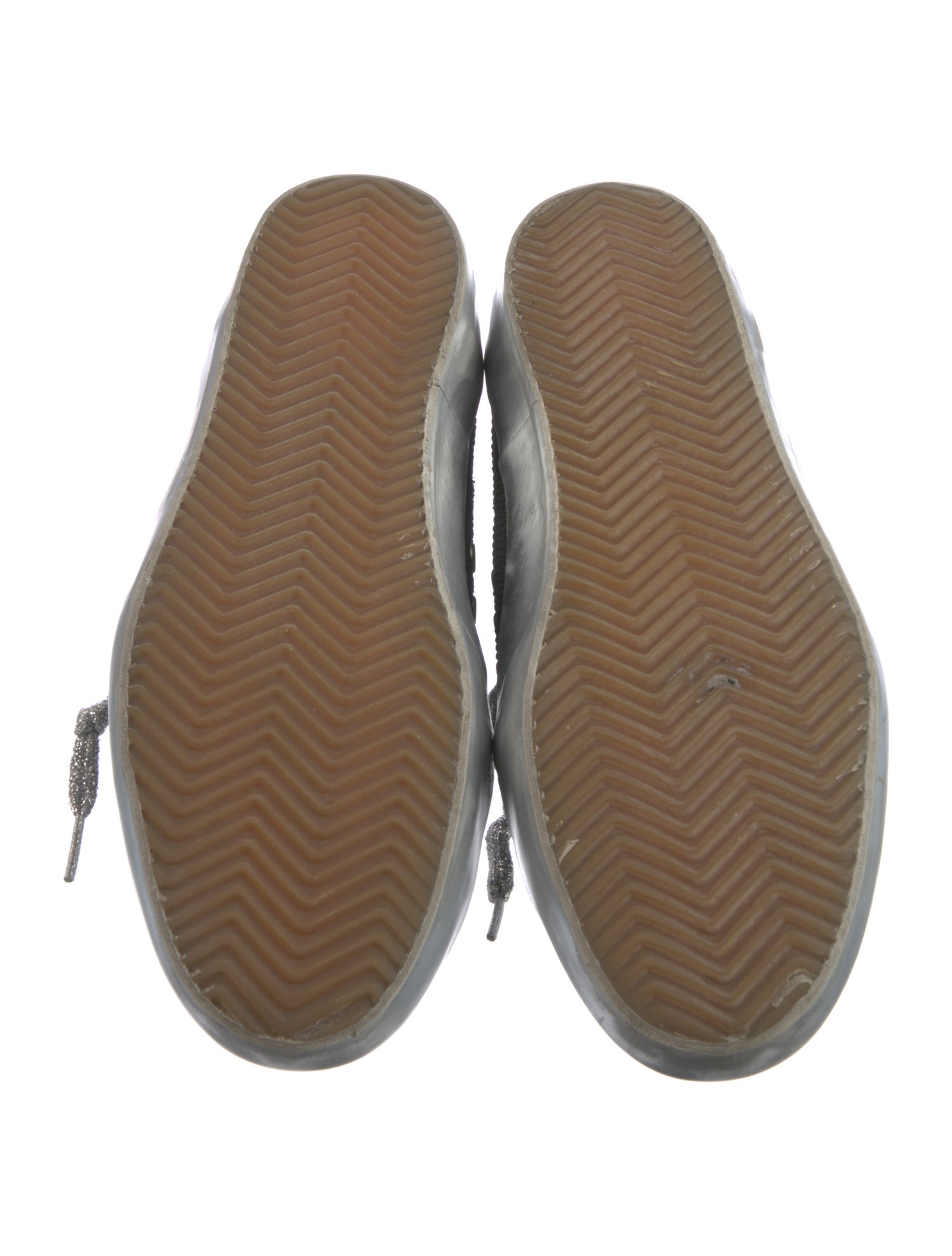 Golden Goose Suede Colorblock Pattern Sneakers