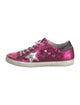 Golden Goose Glitter Printed Sneakers