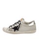 Golden Goose Printed Distressed Accents Sneakers