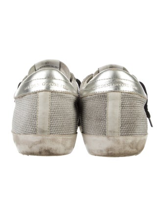 Golden Goose Printed Distressed Accents Sneakers