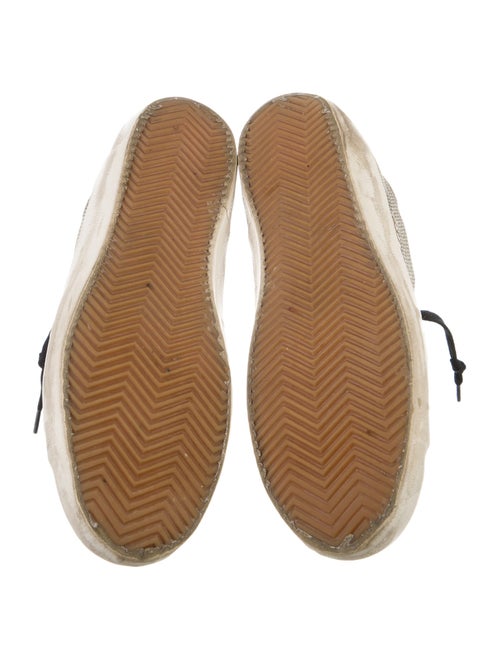 Golden Goose Printed Distressed Accents Sneakers