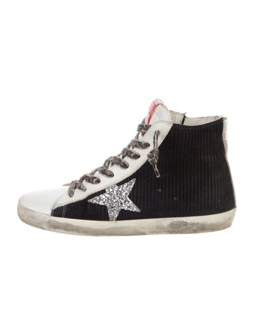 Golden Goose Suede Printed Sneakers