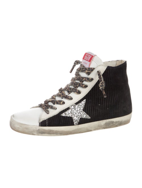 Golden Goose Suede Printed Sneakers