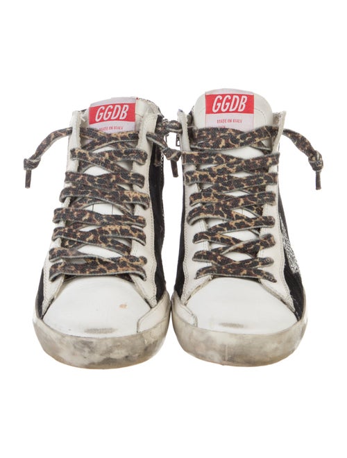 Golden Goose Suede Printed Sneakers