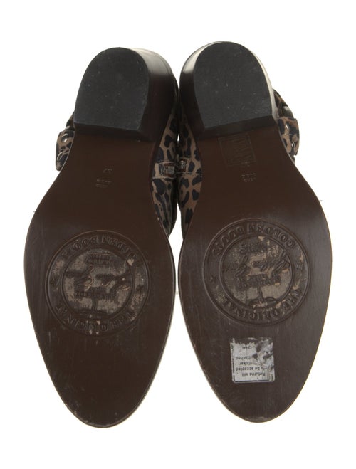 Golden Goose Suede Animal Print Boots