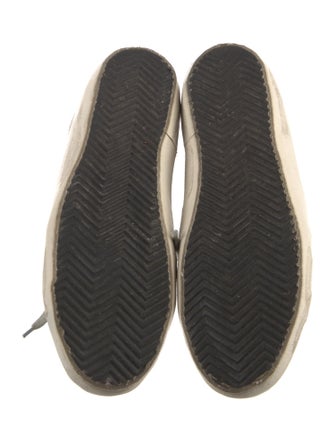 Golden Goose Leather Colorblock Pattern Sneakers