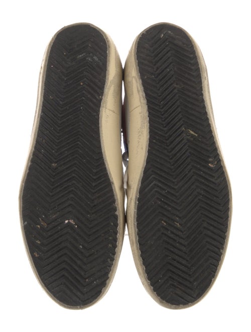 Golden Goose Leather Colorblock Pattern Sneakers