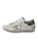 Golden Goose Leather Printed Sneakers