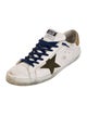 Golden Goose Leather Distressed Accents Sneakers