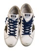 Golden Goose Leather Distressed Accents Sneakers