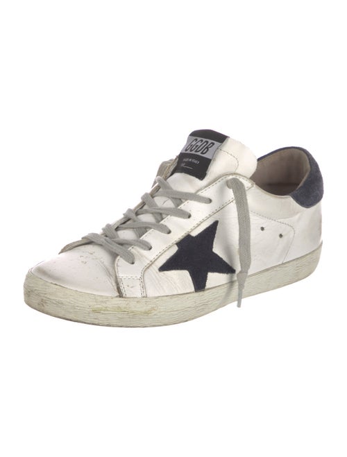 Golden Goose Leather Distressed Accents Sneakers