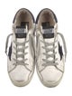 Golden Goose Leather Distressed Accents Sneakers