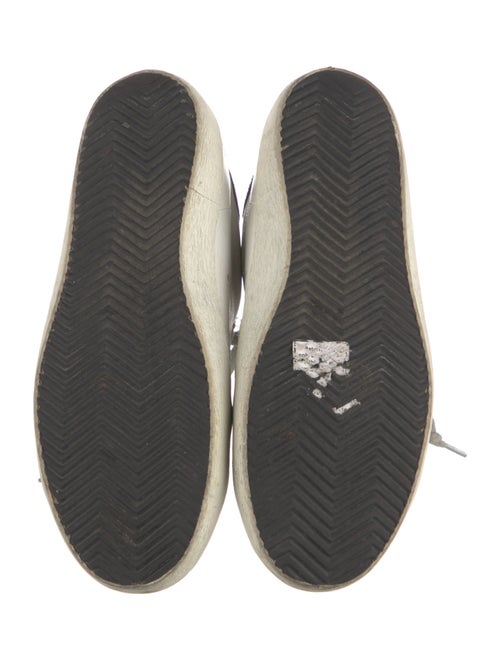 Golden Goose Leather Distressed Accents Sneakers