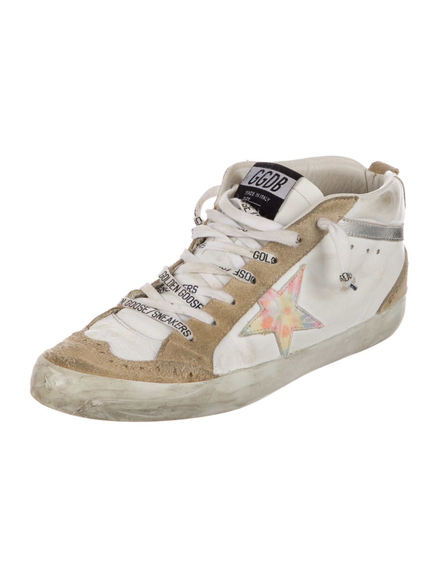 Golden Goose Suede Printed Sneakers