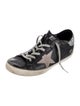 Golden Goose Leather Printed Sneakers