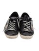 Golden Goose Leather Printed Sneakers