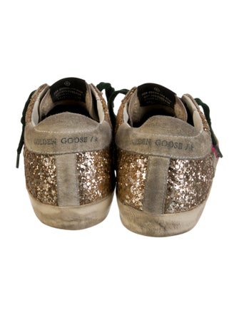 Golden Goose Glitter Colorblock Pattern Sneakers