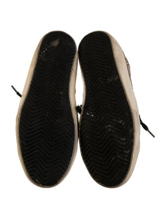 Golden Goose Glitter Colorblock Pattern Sneakers