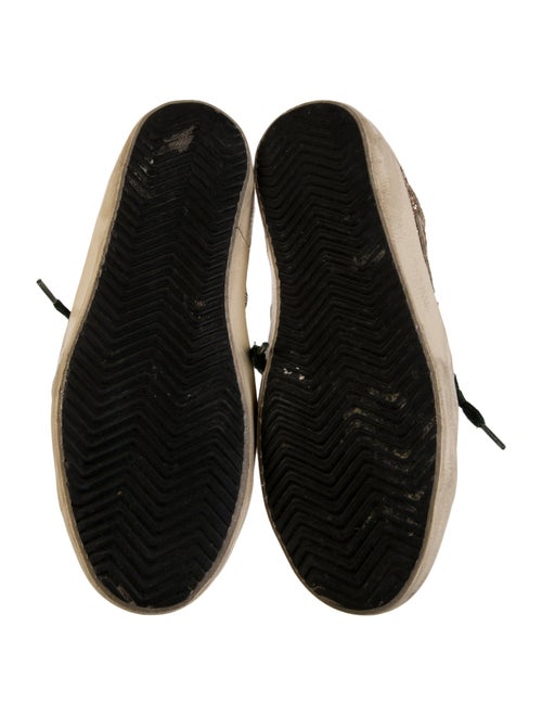 Golden Goose Glitter Colorblock Pattern Sneakers