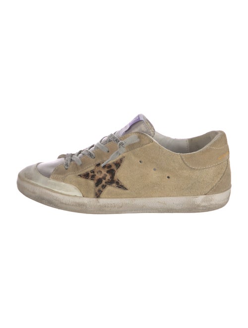 Golden Goose Suede Distressed Accents Sneakers