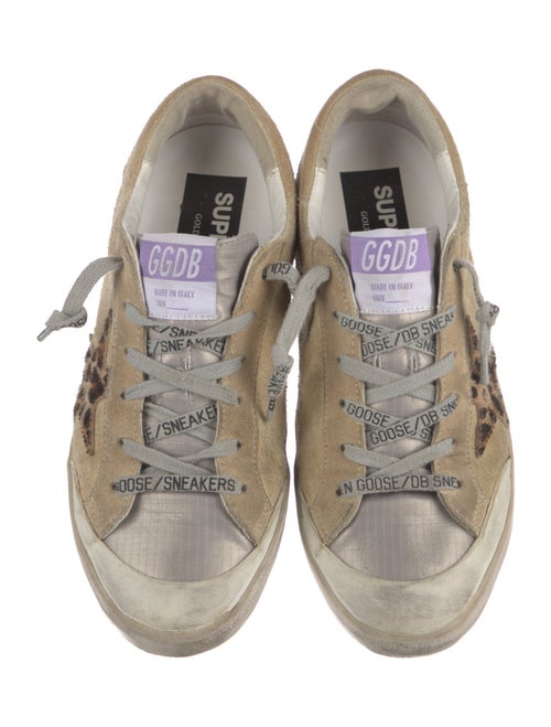 Golden Goose Suede Distressed Accents Sneakers
