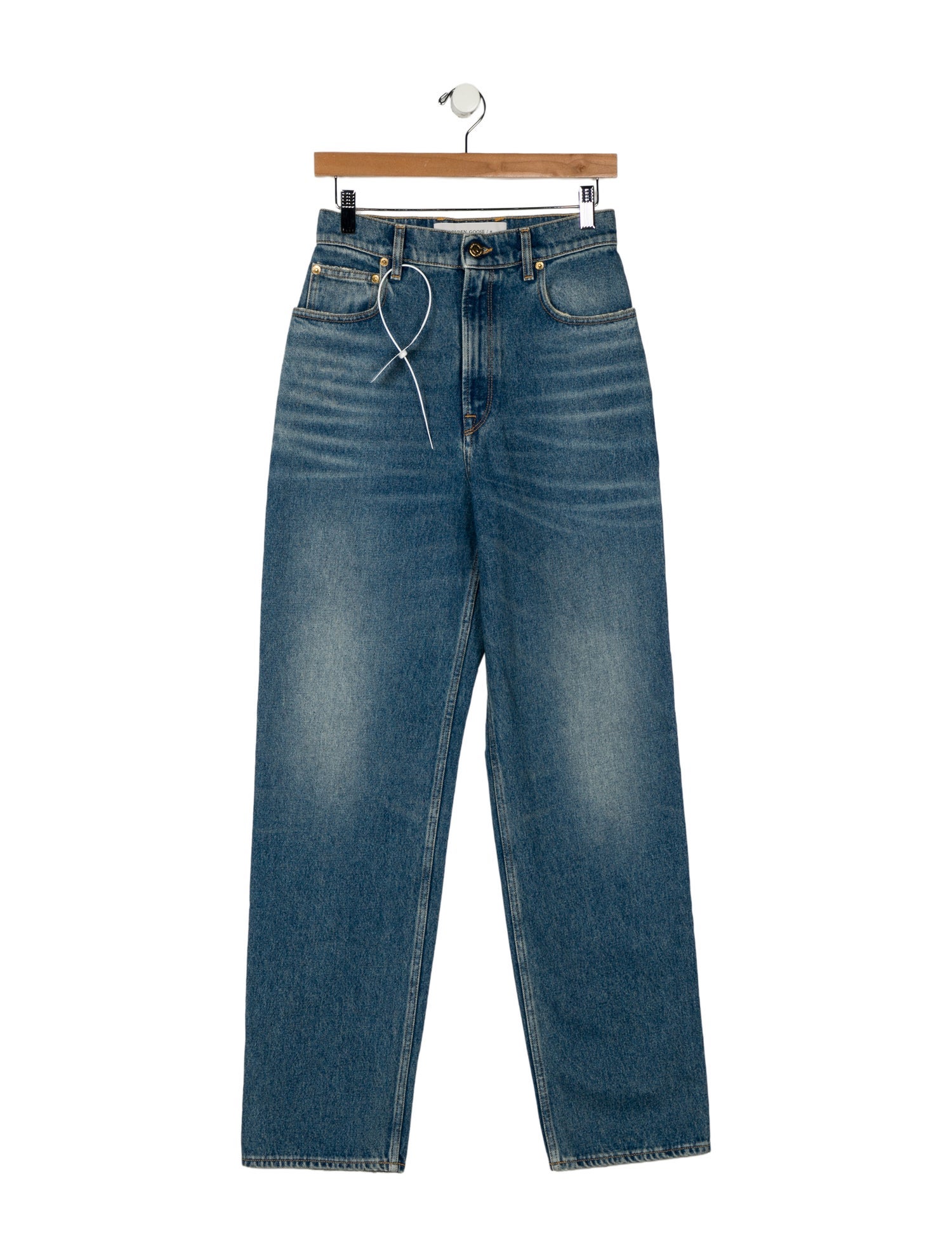 Golden Goose High-Rise Straight Leg Jeans w/ Tags