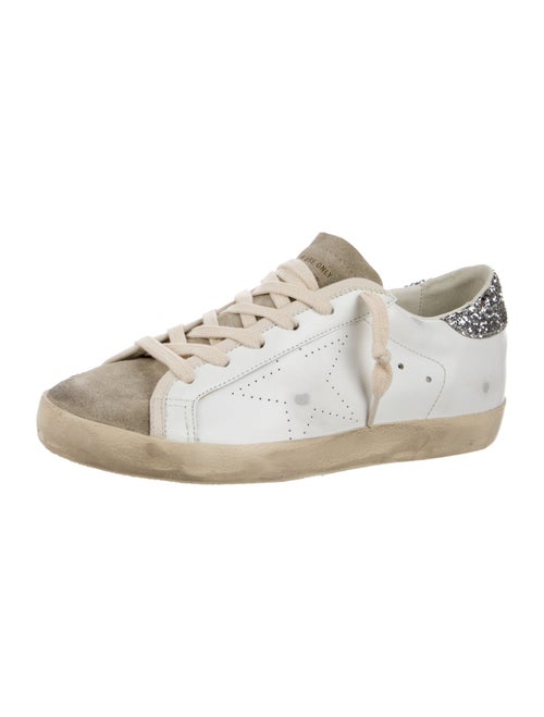 Golden Goose Leather Colorblock Pattern Sneakers w/ Tags